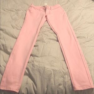 Pink jeggings